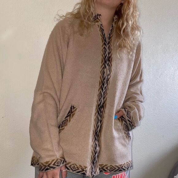 🍄 The Alpaca Connection Alpaca Wool Sweater for fall Rory Gilmore style - Picture 2 of 9